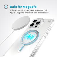 Speck Presidio Perfect-Clear MagSafe - Etui iPhone 16 Pro Max (Clear / Chrome Finish / Serene Silver)