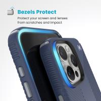 Speck Presidio2 Grip - Etui iPhone 16 Pro Max (Coastal Blue / Dust Grey / White)