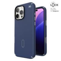 Speck Presidio2 Pro ClickLock & MagSafe - Etui iPhone 16 Pro Max (Coastal Blue / Dust Grey / White)