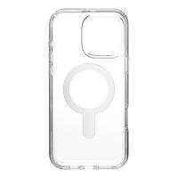 Speck Presidio Perfect-Clear ClickLock & MagSafe - Etui iPhone 16 Pro Max (Clear / Chrome Finish / Serene Silver)