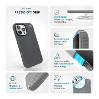 Speck Presidio2 Grip - Etui iPhone 16 Pro Max (Charcoal Grey / Cool Bronze / White)