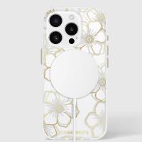 Case-Mate Floral Gems MagSafe - Etui iPhone 16 Pro (Gold)