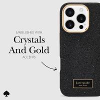 Kate Spade New York Crystal Pave MagSafe - Etui iPhone 16 Pro (Nightfall)