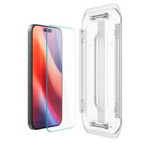 SZKŁO HARTOWANE SPIGEN GLAS.TR ”EZ FIT” IPHONE 16 PRO CLEAR