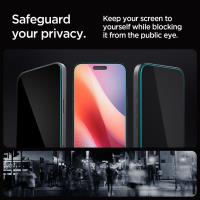 SZKŁO PRYWATYZUJĄCE SPIGEN GLAS.TR ”EZ FIT” 2-PACK IPHONE 16 PRO PRIVACY