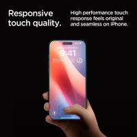 Spigen GLAS.TR EZ FIT Privacy 2-Pack - Szkło hartowane z filtrem prywatyzującym do iPhone 16 Pro 2 szt