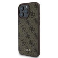 Guess 4G Classic - Etui iPhone 16 Pro (brązowy)