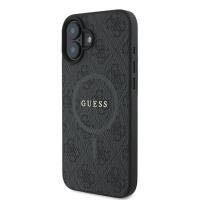 Guess 4G Ring Classic Logo MagSafe - Etui iPhone 16 Plus (czarny)