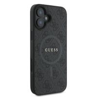 Guess 4G Ring Classic Logo MagSafe - Etui iPhone 16 Plus (czarny)