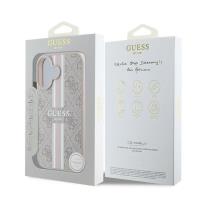 Guess 4G Printed Stripes MagSafe - Etui iPhone 16 Plus (różowy)