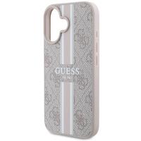 Guess 4G Printed Stripes MagSafe - Etui iPhone 16 (różowy)