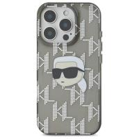 Karl Lagerfeld IML Karl Head Electroplated - Etui iPhone 16 Pro (czarny)