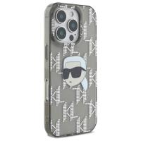 Karl Lagerfeld IML Karl Head Electroplated - Etui iPhone 16 Pro (czarny)