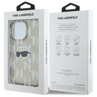 Karl Lagerfeld IML Karl Head Electroplated - Etui iPhone 16 Pro (czarny)