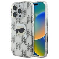 Karl Lagerfeld IML Karl Head Electroplated - Etui  iPhone 16 Pro (przezroczysty)