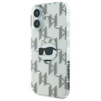 Karl Lagerfeld IML Choupette Head Electroplated - Etui iPhone 16 (przezroczysty)