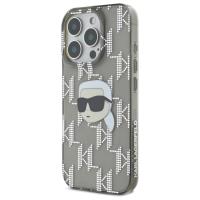 Karl Lagerfeld IML Karl Head Electroplated - Etui iPhone 16 Pro Max (czarny)