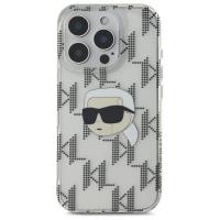 Karl Lagerfeld IML Karl Head Electroplated - Etui iPhone 16 Pro Max (przezroczysty)