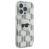 Karl Lagerfeld IML Karl Head Electroplated - Etui iPhone 16 Pro Max (przezroczysty)