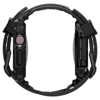 Spigen Rugged Armor Pro - Pasek z obudową do Apple Watch 10 42 mm (Matte Black)