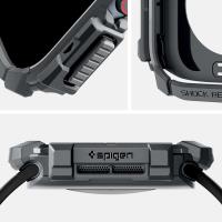 Spigen Rugged Armor - Obudowa do Apple Watch 10 46 mm (Dark Grey)