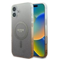 Guess IML Glitter Gradient MagSafe - Etui iPhone 16 Plus (brązowy)