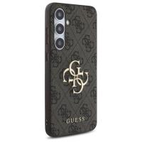 Guess 4G Big Metal Logo - Etui Samsung Galaxy S24 FE (brązowy)