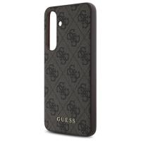 Guess 4G Metal Gold Logo - Etui Samsung Galaxy S24 FE (brązowy)