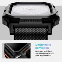 Spigen Lite Fit "Pro" - Etui z paskiem do Apple Watch 10 42 mm (Matte Black)