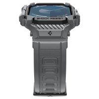 Spigen Rugged Armor Pro - Pasek z obudową do Apple Watch 10 46 mm (Dark Grey)