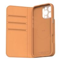 Moshi Overture MagSafe - Skórzane etui 3w1 z klapką iPhone 16 Pro (Caramel Brown)