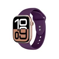 Crong Liquid - Pasek do Apple Watch 44/45/46/49 mm (śliwkowy)