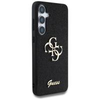Guess Fixed Glitter Big 4G Metal Logo - Etui do Samsung Galaxy S25 (czarny)