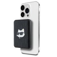 Karl Lagerfeld Choupette Head Pin MagSafe - Power Bank indukcyjny 5000 mAh 15W (czarny) Karl Lagerfeld Choupette Head Pin MagSafe - Power Bank indukcyjny 5000 mAh 15W (czarny)