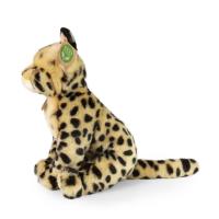 Rappa - Pluszowa realistyczna maskotka Kot Serwal siedzący 30 cm Eco-Friendly