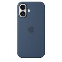 Apple Silicone Case - Silikonowe etui z MagSafe do iPhone 16 (denim)