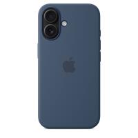 Apple Silicone Case - Silikonowe etui z MagSafe do iPhone 16 (denim)