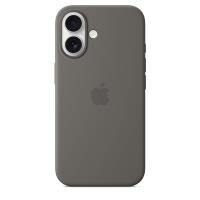 Apple Silicone Case - Silikonowe etui z MagSafe do iPhone 16 (górska szarość)