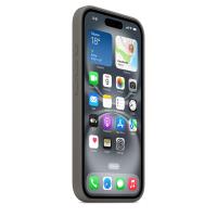 Apple Silicone Case - Silikonowe etui z MagSafe do iPhone 16 (górska szarość)
