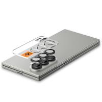 Spigen Optik Pro HD GLAS.TR EZ Fit Camera Protector 2-Pack - Szkło ochronne na obiektyw do Samsung Galaxy Z Fold 7 (2 szt)(Czarny)