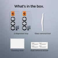 Spigen Optik Pro HD GLAS.TR EZ Fit Camera Protector 2-Pack - Szkło ochronne na obiektyw do Samsung Galaxy Z Fold 7 (2 szt)(Czarny)