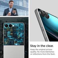 Spigen Optik Pro HD GLAS.TR EZ Fit Camera Protector 2-Pack - Szkło ochronne na obiektyw do Samsung Galaxy Z Flip 7 (Czarny)