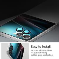 Spigen Optik Pro HD GLAS.TR EZ Fit Camera Protector 2-Pack - Szkło ochronne na obiektyw do Samsung Galaxy Z Flip 7 (Czarny)