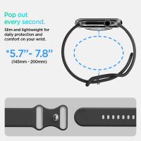 Spigen Nano Pop - Pasek do Apple Watch 44/45/46/49 mm (Black Sesame)