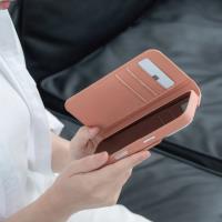 Moshi Overture MagSafe - Skórzane etui 3w1 z klapką iPhone 17 Pro Max (Misty Coral)