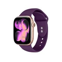 Crong Liquid - Pasek do Apple Watch 38/40/41/42 mm (śliwkowy)
