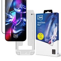 3mk HardGlass Max - Szkło hartowane z aplikatorem do iPhone Air (Czarny)