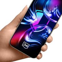 3mk HardGlass Max - Szkło hartowane z aplikatorem do iPhone Air (Czarny)