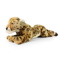 Rappa - Pluszowa realistyczna maskotka Gepard leżący 48 cm Eco-Friendly