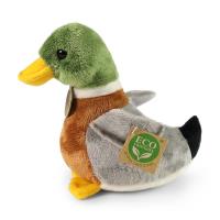 Rappa - Pluszowa realistyczna maskotka Kaczka Krzyżówka z dźwiękiem 22 cm Eco-Friendly
